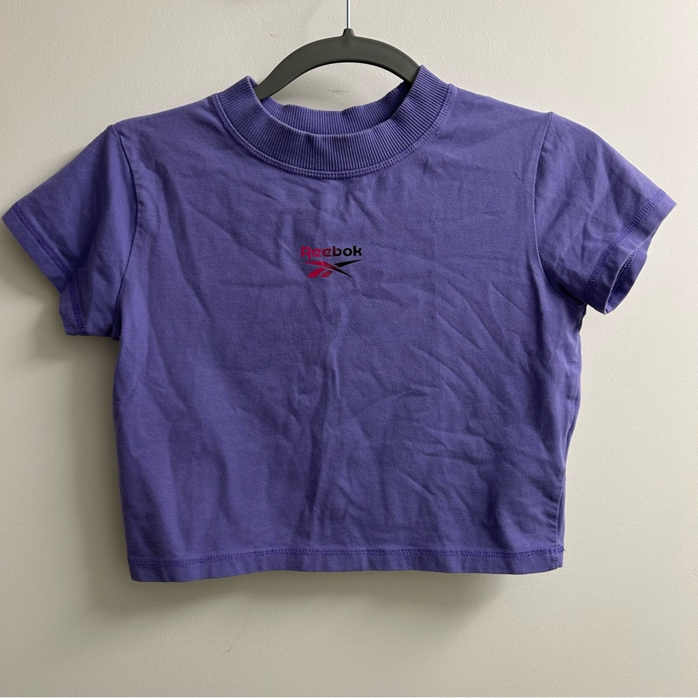 Reebok Purple Baby Cropped Tee